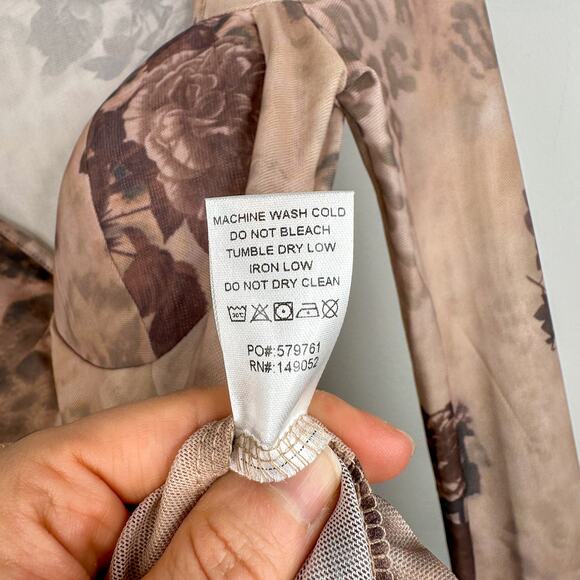 Fashion Nova Wild Feeling Mesh Bodysuit - Picture 9 of 10